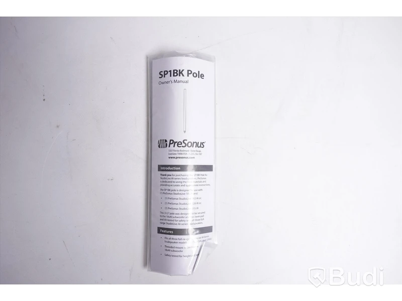 Subwoofer Stativ 2st - PreSonus SPIBK Subwoofer Pole