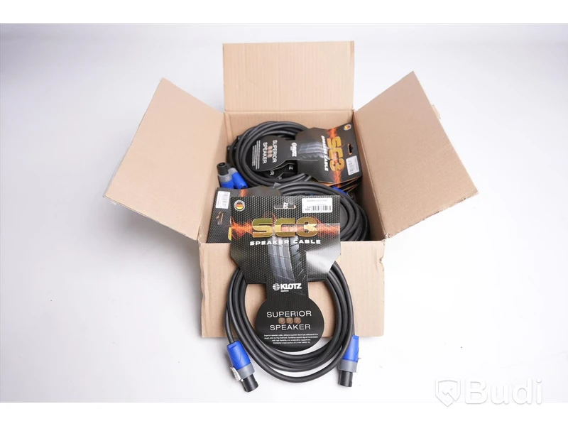Högtalarkabel 10st - Klotz SC-3 3m. Ny, Obruten förpackning.