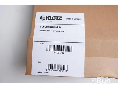 MultiKabel - Klotz 8-CH Loom Balanced SC08JJ06, 6m. Ny, Obruten förpackning.
