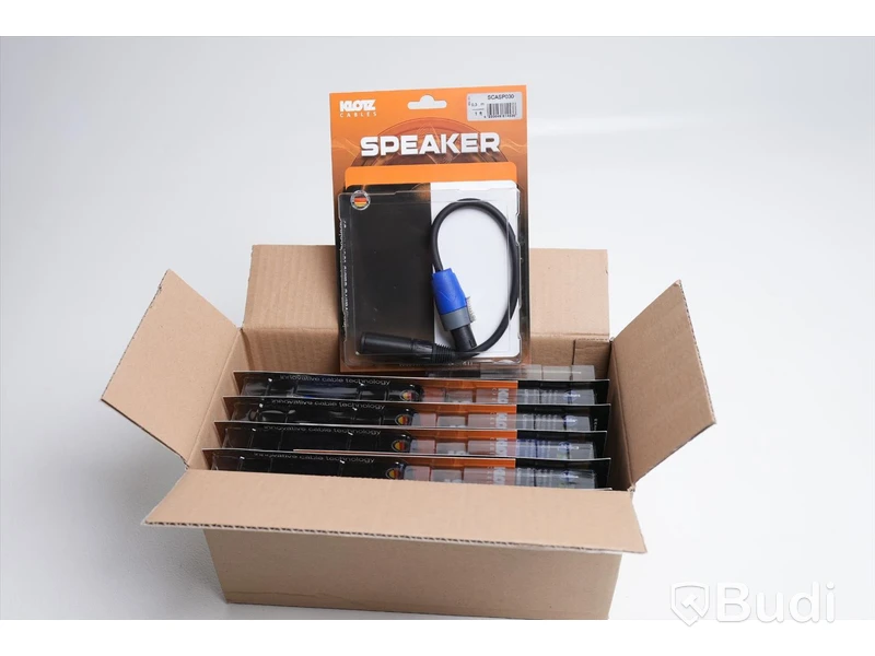 Högtalarkabel 10st - Klotz SC-1 Speaker Adapter SCASP030, 0,3m. Ny, Obruten förpackning.