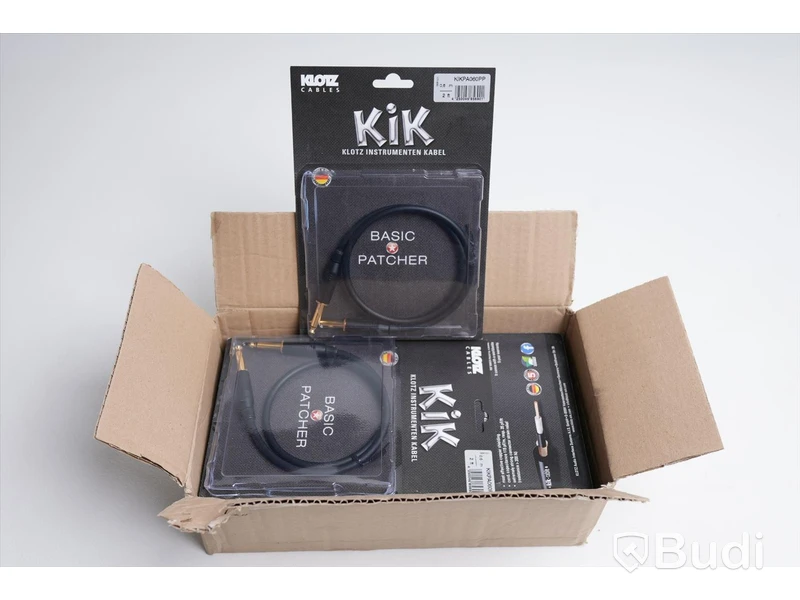 Patchkabel 10st - Klotz Patch Cable KIKPA060PP, 0,6m. Ny, Obruten förpackning.