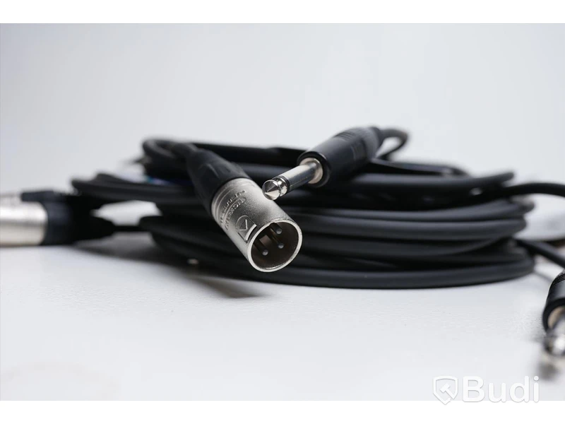 Mikrofonkabel 4st - Klotz M-basic MBNMPSW03, 3m. Ny, Obruten förpackning.