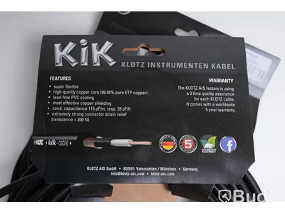 Telekabel 2st - Klotz KiK KIKG9.0PP1, 9m. Ny, Obruten förpackning.