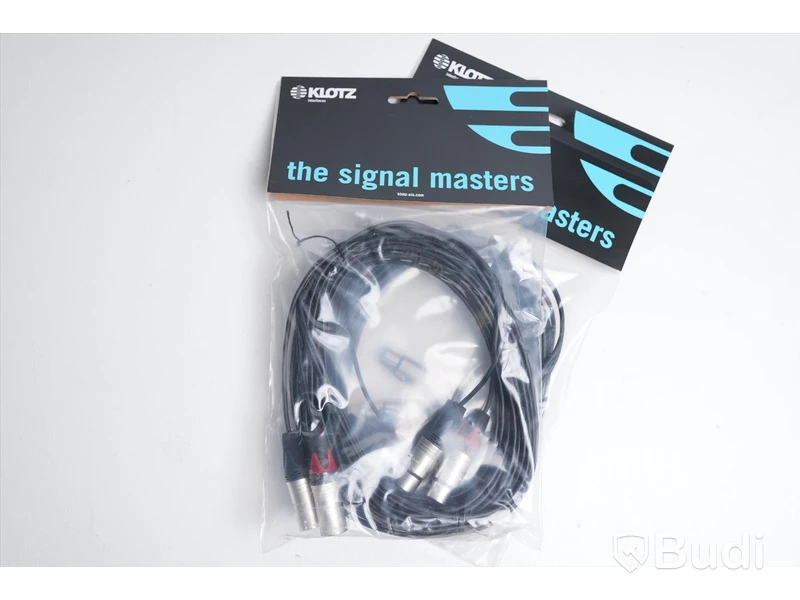 XLR-stereokabel - Klotz SXX-100, 10m. Ny, Obruten förpackning.