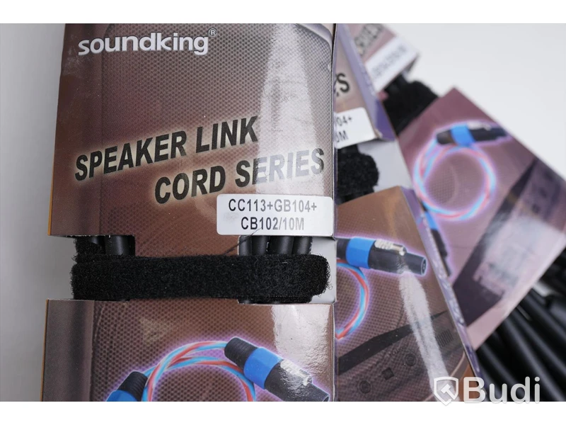 Högtalarkabel 3st - Soundking Speaker Link Cord Series, 10m. Ny, Obruten förpackning.