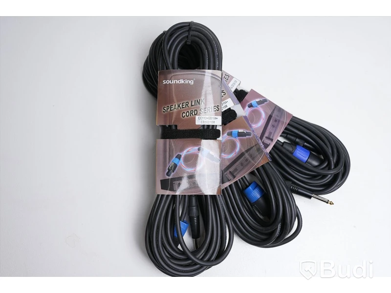 Högtalarkabel 3st - Soundking Speaker Link Cord Series, 10m. Ny, Obruten förpackning.