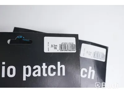 Mikrofonkabel 2st - Klotz Audio Patch 0,3m, M1MS1K0030. Ny, Obruten förpackning.