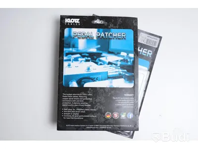 Patchkabel 2st - Klotz Pedal Patcher 0,3m, PP-AJJ0300. Ny, Obruten förpackning.