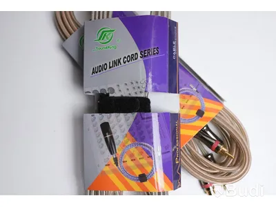 RCA-kabel 2 st - Soundking Audio Link Cord Series, 6m. Ny, Obruten förpackning.