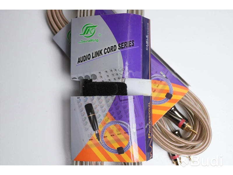 RCA-kabel 2 st - Soundking Audio Link Cord Series, 6m. Ny, Obruten förpackning.