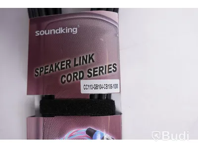 Högtalarkabel 4st- Soundking Speaker Link Cord Series 10m. Ny, Obruten förpackning.