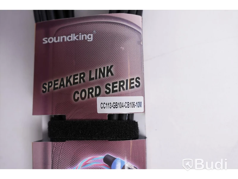 Högtalarkabel 4st- Soundking Speaker Link Cord Series 10m. Ny, Obruten förpackning.