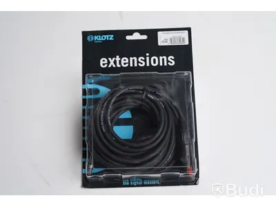 Mikrofonkabel 3st - Klotz Headphone Extension 6m. Ny, Obruten förpackning.