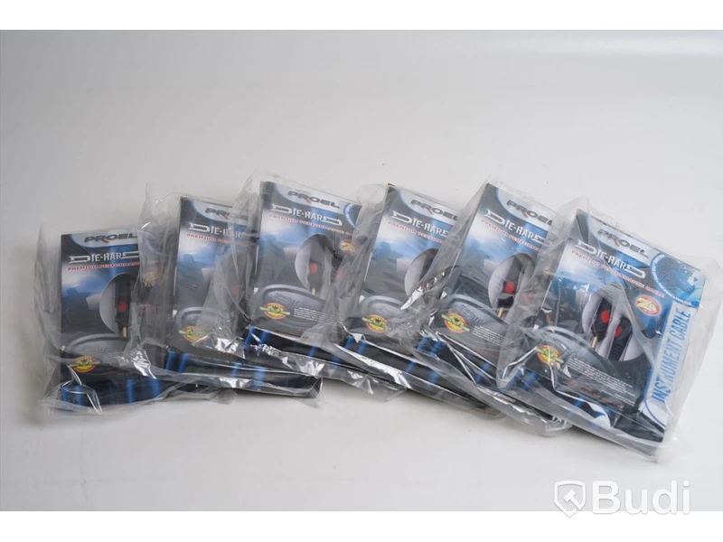 Telekabel 6st - Proel DH100LU05 0,5m. Ny, Obruten förpackning.