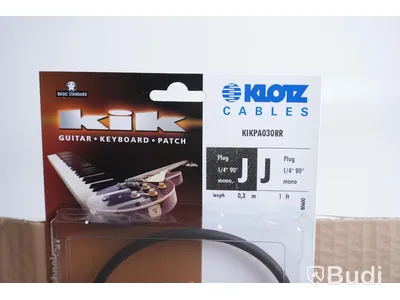 Patchkabel 6st - Klotz KiK KIKPA030RR, 0,3m. Ny.