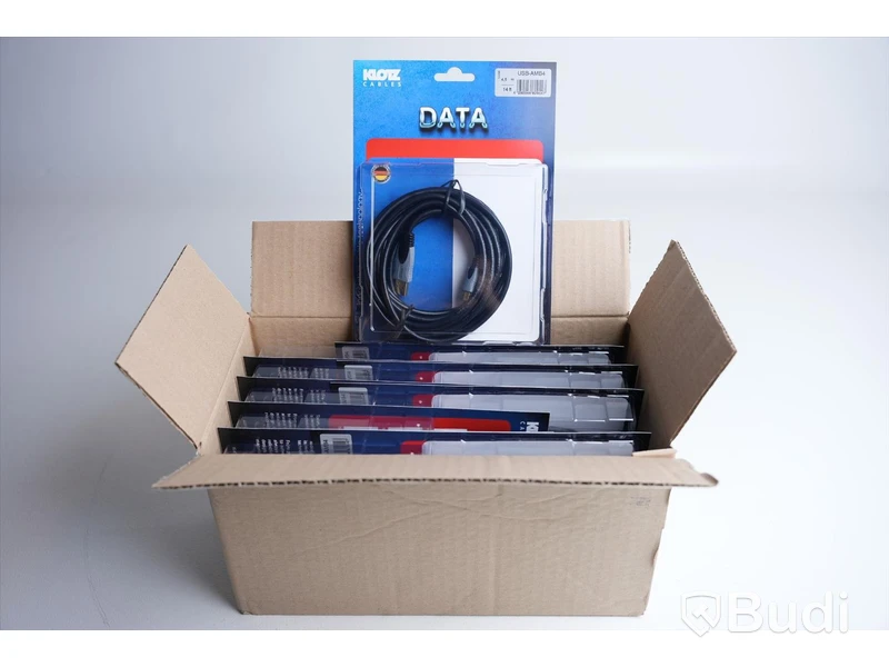 USB-kabel 10st - Klotz Data USB-AMB4, 4,5m. Ny.