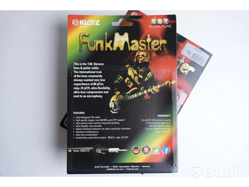 Patchkabel 2st - Klotz FunkMaster TMPR-0090, 0,9m. Ny.