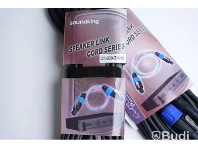 Högtalarkabel 2st - Soundking Speaker Link Cord Series 10m. Ny.