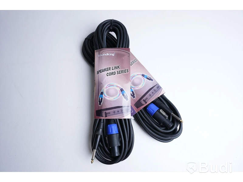 Högtalarkabel 2st - Soundking Speaker Link Cord Series 10m. Ny.