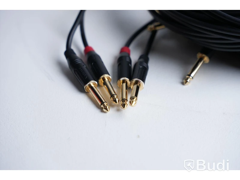 Stereotelekabel 3st - Klotz Audio Leads KMPP0600, 6m. Ny.