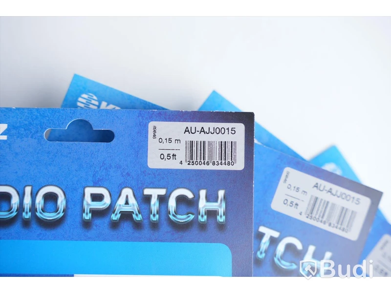Patchkabel 8st - Klotz Audio Patch AU-AJJ0015, 0,15m. Ny.