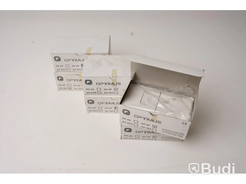 Attenuator 6 st - Optimus AV-4P 5 st & Optimus AV-40P 1 st. Ny, Obruten förpackning.