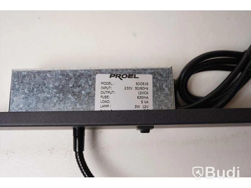 Lampa rackmonterad - Proel SDC616. Ny.