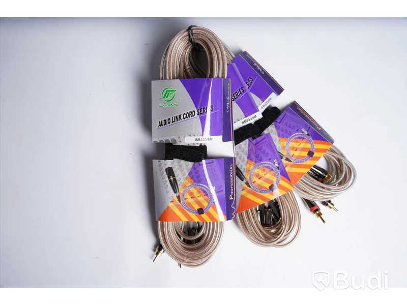 RCA-kabel 3st - Soundking Audio Link Cord Series BB333, 6m. Ny.