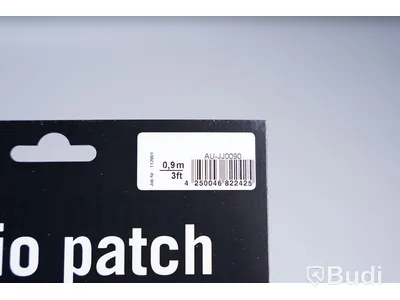 Patchkabel 10st - Klotz Audio Patch AU-JJ0090, 0,9m. Ny.