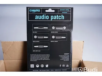 Patchkabel 10st - Klotz Audio Patch AU-JJ0090, 0,9m. Ny.