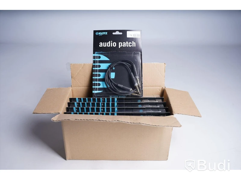 Patchkabel 10st - Klotz Audio Patch AU-JJ0090, 0,9m. Ny.