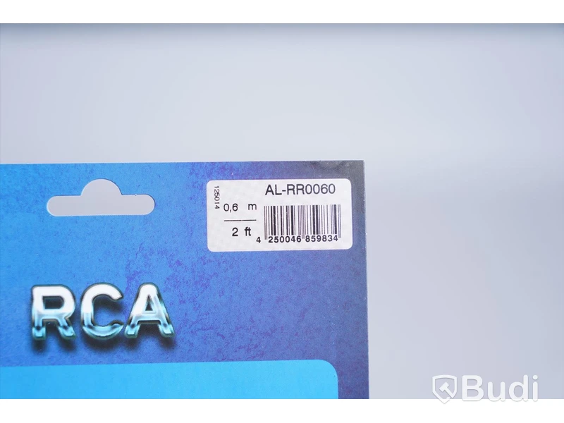 RCA-kabel 10st - Klotz Audio RCA AL-RR0060, 0,6m. Ny.
