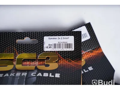 Speakon-kabel 2st - Klotz SC-3 Speaker Cable, 5m. Ny.