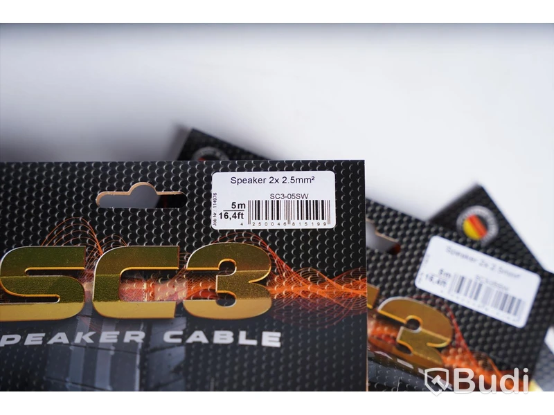 SPDIF-kabel 3st - Klotz Audio Digital SPDIX3.0SW, 3m. Ny.