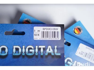 SPDIF-kabel 3st - Klotz Audio Digital SPDIX3.0SW, 3m. Ny.