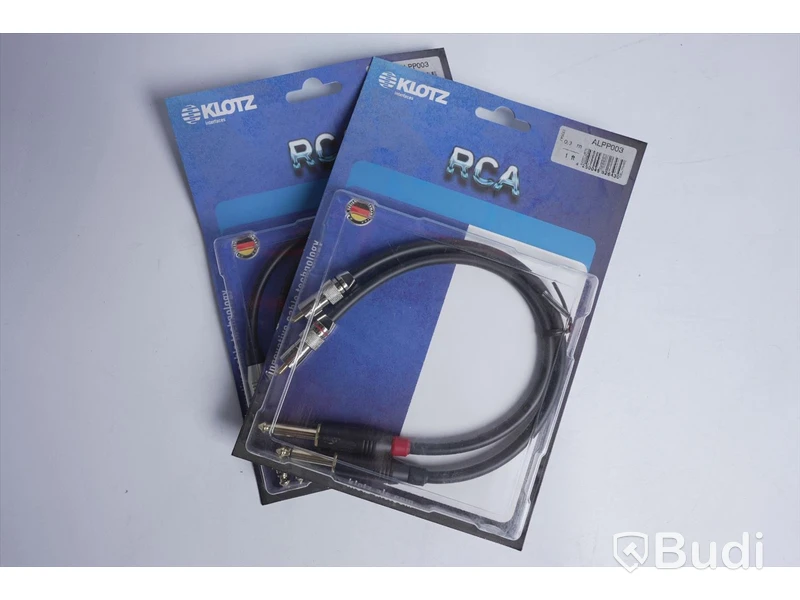 2 st Audio RCA - KLOTZ ALPP015, O,3 m