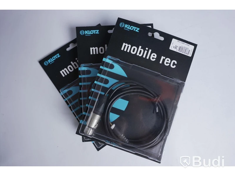 3 st Mobile rec kablar - KLOTZ AU-MF0300, 3 m