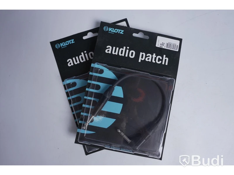 2 st Audio Patch kablar - KLOTZ B4PA1-0030, 0,3 m