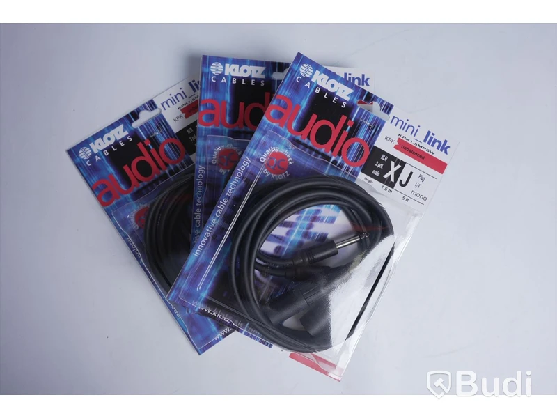 3 st Audio kablar - KOLTZ KPK1,5MPSW, 1,5 m