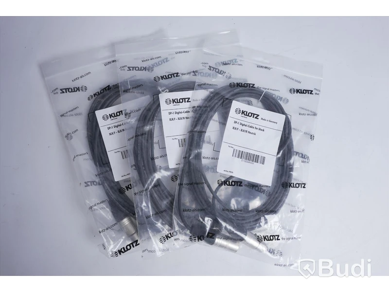 3 st DP-1 Digital kablar - KLOTZ D1OE33N005, 5 m