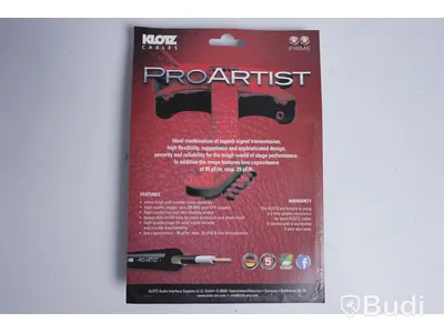 3 st PRO Artist kablar - KLOTZ PROA003RR, O,3 m