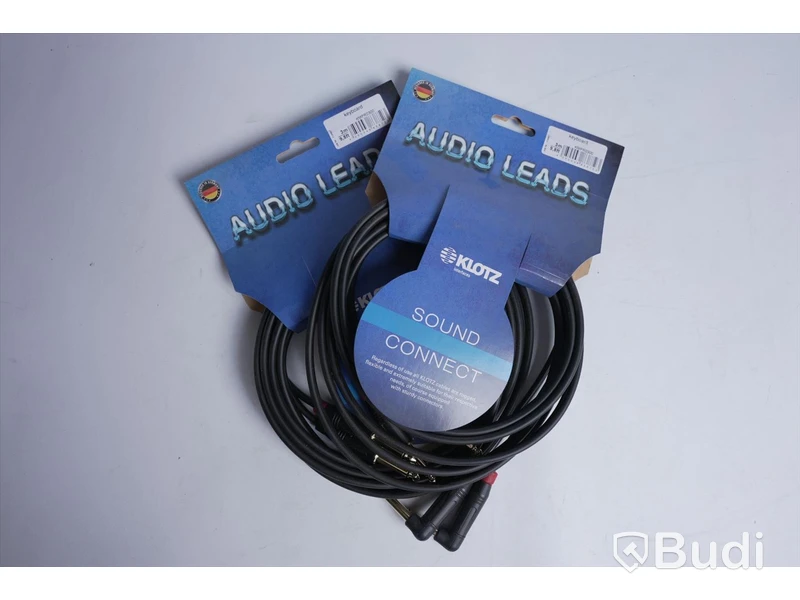 2 st Audio Leads kablar - KLOTZ KMPR0300, 3 m
