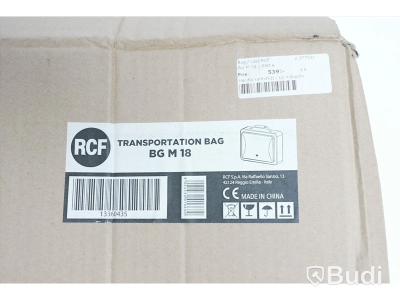 Skyddsöverdrag 5st - RCF Cover CVR SUB 705 II, Art 722, HD 10, ART 710, Transportation Bag BG M 18