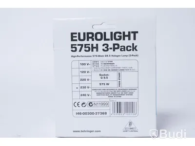 Spotlight lampor - Behringer Eurolight 575H 3-pack