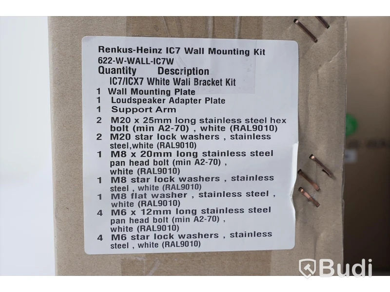 Väggfäste 8st - Renkus-Heinz IC7 Wall Mounting Kit