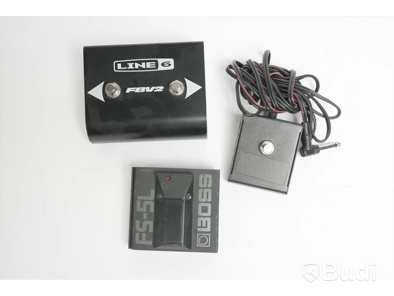 Footswitch 3st - Peavey PBV2, Boss FS-5L, Okänd tillverkare