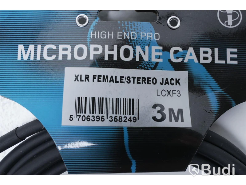 Audio Kabel 2st - Supreme XLR Female/Stereo Jack 3m