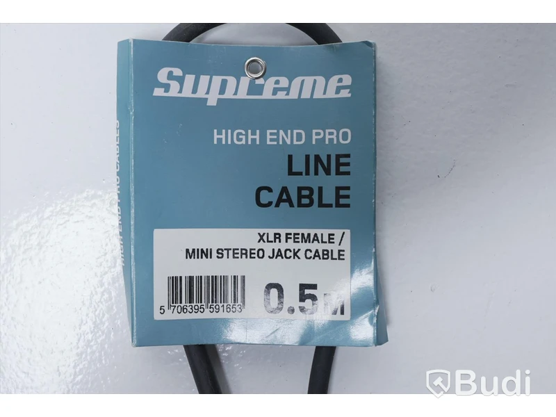 Audio Kabel 6st - Supreme XLR Female/Mini Stereo Jack 0,5m