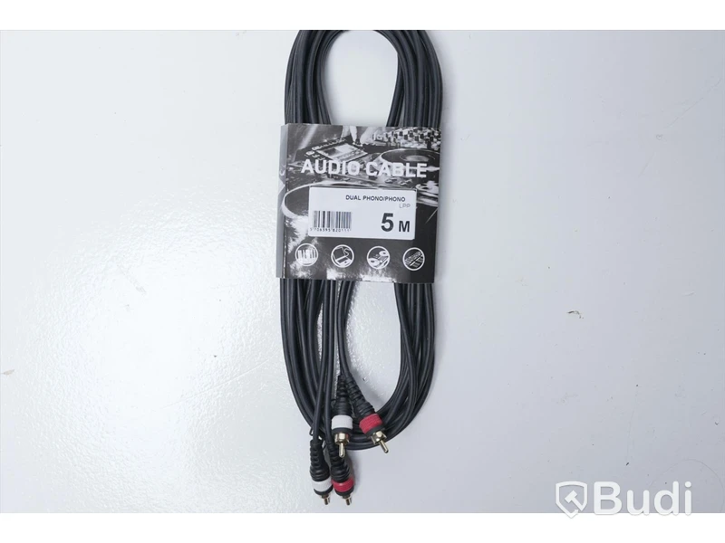 RCA Kabel 3 st - Supreme Dual Phono/Phono 5 m