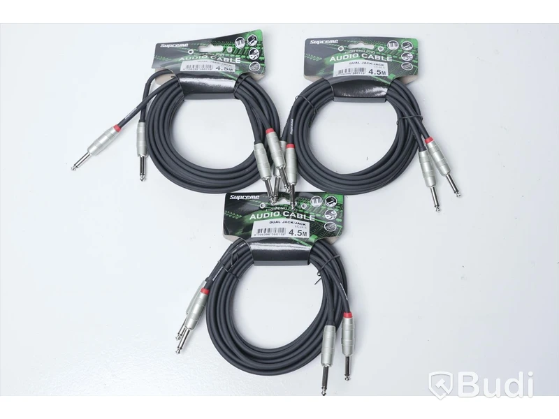 Audio Kabel 3st - Supreme Dual Jack/Jack 4,5m